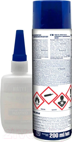 Изображение товара Клей Tytan Professional Quick Fix цианакрилатный для МДФ (200мл, прозрачный)