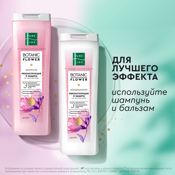 Изображение товара Кондиционер для волос Чистая Линия Pure Line Реконструкция и защита (400мл)