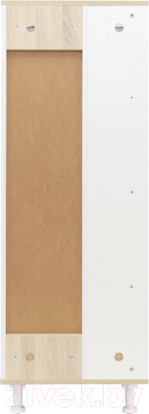 Изображение товара Шкаф-полупенал для ванной Doratiz Гавайи 50 R / 2712.301 (дуб сонома/белый)