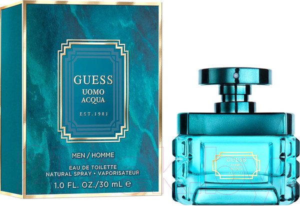 Изображение товара Туалетная вода Guess Uomo Acqua (30мл)