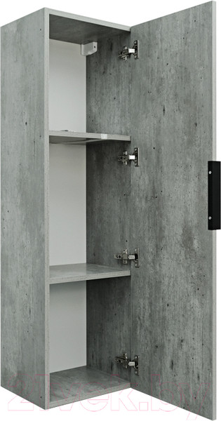 Изображение товара Шкаф-полупенал для ванной Doratiz Родос 36 / 2712.399 (метрополитан грей,подвесная)