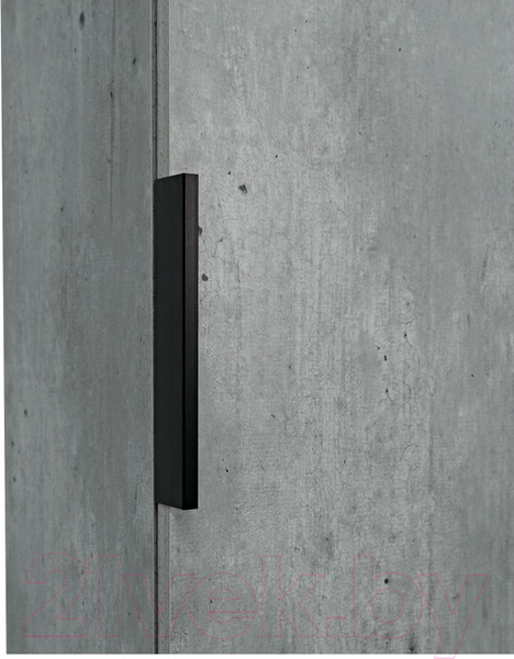 Изображение товара Шкаф-полупенал для ванной Doratiz Родос 36 / 2712.399 (метрополитан грей,подвесная)