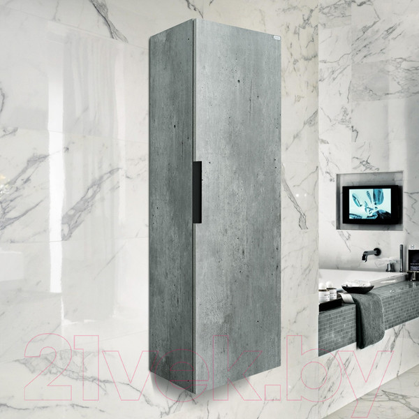 Изображение товара Шкаф-полупенал для ванной Doratiz Родос 36 / 2712.399 (метрополитан грей,подвесная)