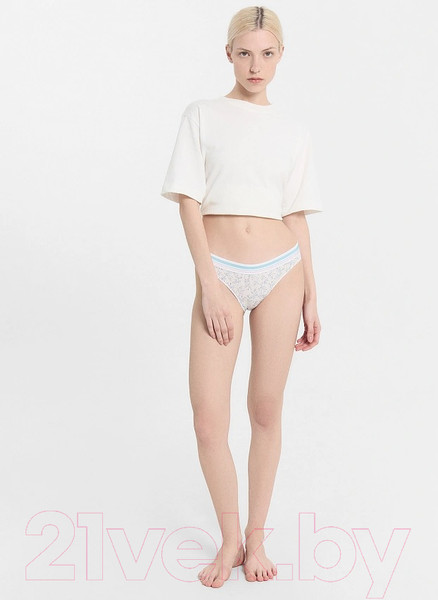 Изображение товара Комплект женских трусов Mark Formelle 412298-3 (р.98, акварельные веточки на молочном)