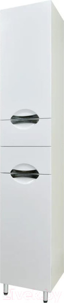 Изображение товара Шкаф-пенал для ванной Doratiz Афина 35 L / 2712.291 (белый,напольный)