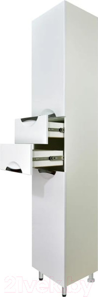 Изображение товара Шкаф-пенал для ванной Doratiz Афина 35 L / 2712.291 (белый,напольный)