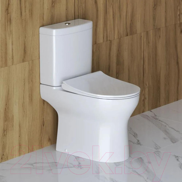 Изображение товара Чаша унитаза напольного BelBagno BB130CPR/SC (с сиденьем)