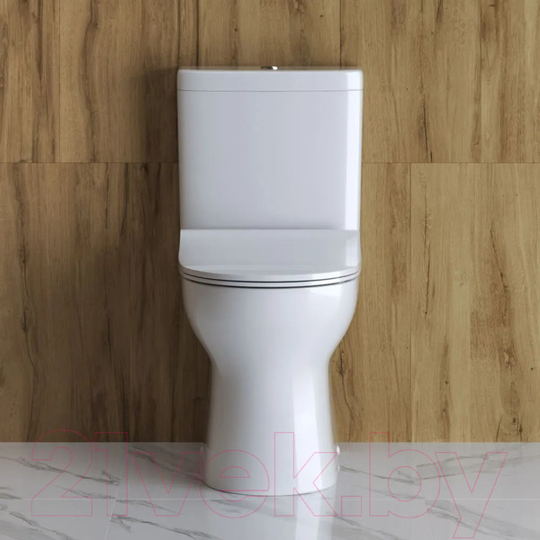 Изображение товара Чаша унитаза напольного BelBagno BB130CPR/SC (с сиденьем)