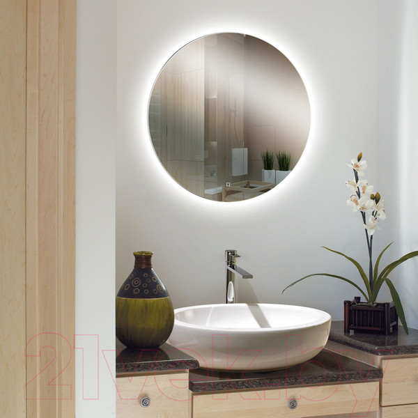 Изображение товара Зеркало Doratiz Афина 70x70 / 2611.004 (сенсорный выключатель,с подсветкой)
