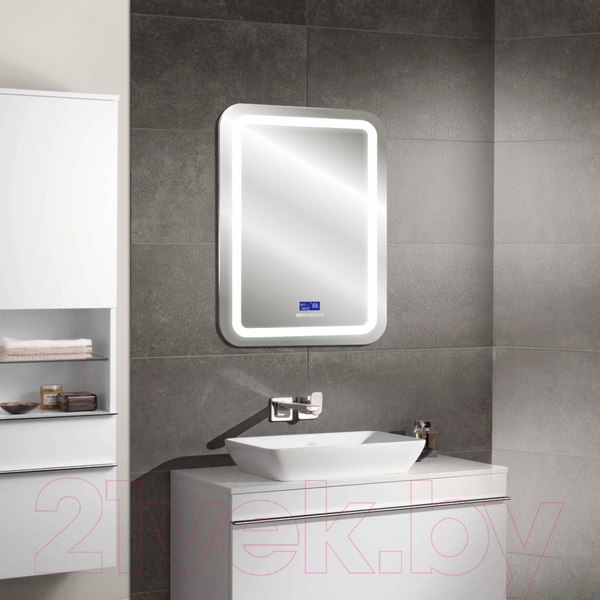 Изображение товара Зеркало Doratiz Марта 55x80 / 2711.909 (сенсорный выключатель,подсветка,подогрев)