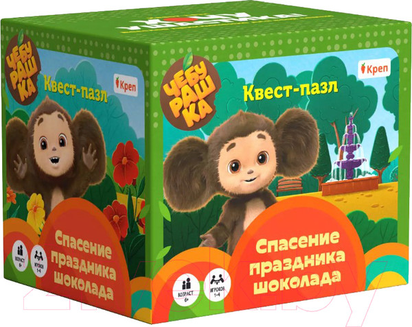 Изображение товара Настольная игра Креп Чебурашка. Спасение праздника шоколада / БГ-031