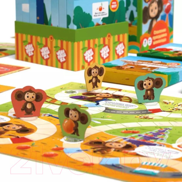 Изображение товара Настольная игра Креп Чебурашка. Спасение праздника шоколада / БГ-031