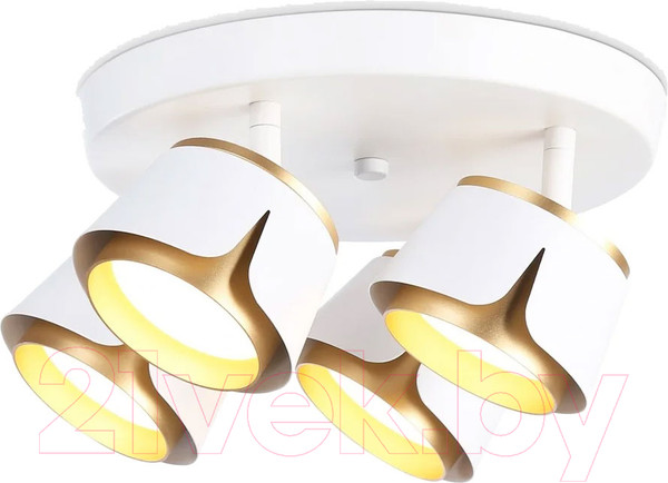 Изображение товара Спот Ambrella Techno Spot TN71241/4 WH/GD (белый/золото)