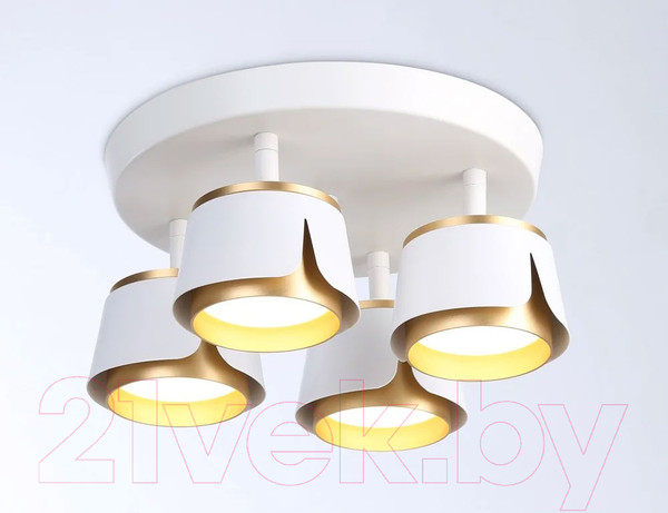 Изображение товара Спот Ambrella Techno Spot TN71241/4 WH/GD (белый/золото)