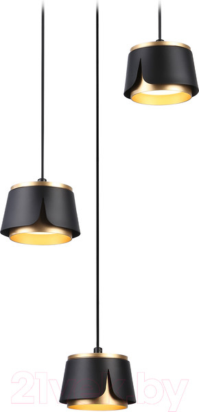 Изображение товара Люстра Ambrella Techno Spot TN71252/3 BK/GD (черный/золото)