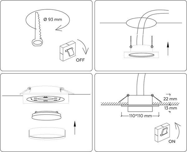Изображение товара Точечный светильник Ambrella TN5231 BK (черный)