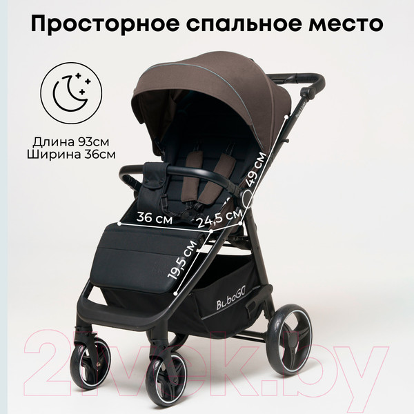 Изображение товара Детская прогулочная коляска Bubago Model Bass Light / BG 131-7 (коричневый)