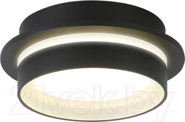 Изображение товара Точечный светильник Ambrella TN5385 SBK/FR (черный песок/белый матовый)