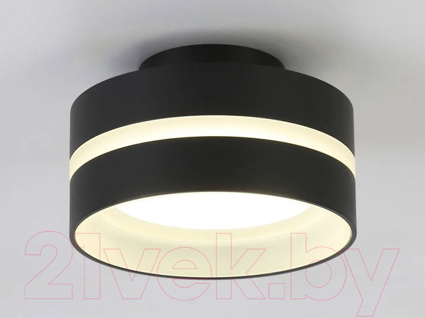 Изображение товара Точечный светильник Ambrella TN5421 SBK/FR (черный песок/белый матовый)