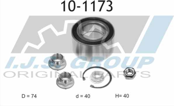 Изображение товара Подшипник ступичный IJS 10-1173