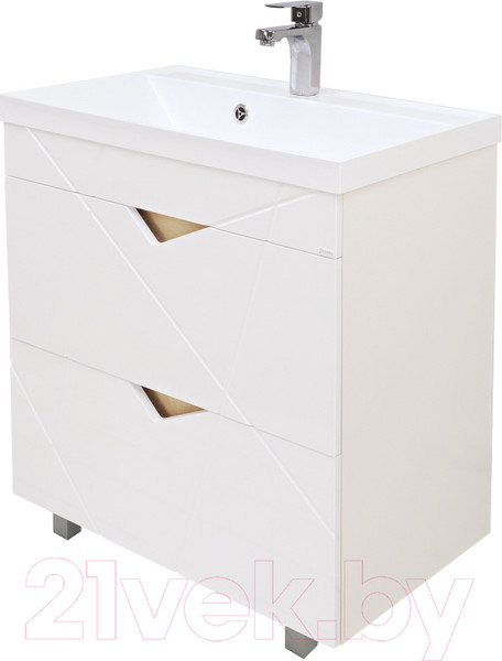 Изображение товара Тумба под умывальник Doratiz Фьорд 70 / 9908.186 (дуб бунратти/белый)