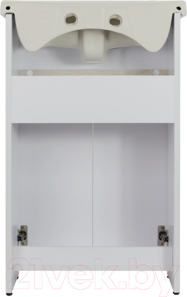 Изображение товара Тумба под умывальник Doratiz Бора-бора 9912.014 (белая/светлый дуб)