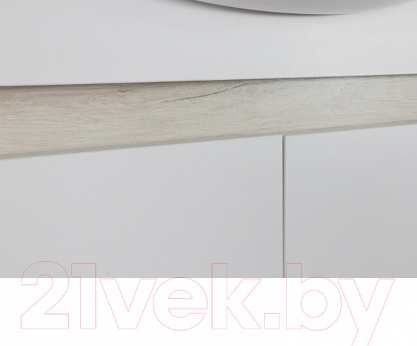 Изображение товара Тумба под умывальник Doratiz Бора-бора 9912.014 (белая/светлый дуб)