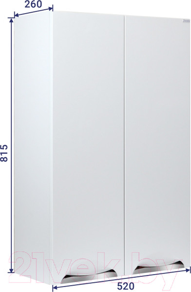 Изображение товара Шкаф для ванной Doratiz Афина 50 / 2712.395 (белый)