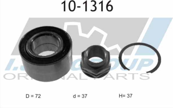 Изображение товара Подшипник ступичный IJS 10-1316