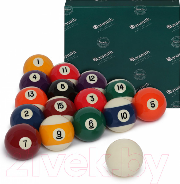Изображение товара Набор бильярдных шаров Aramith Premier Pool 57.2мм 