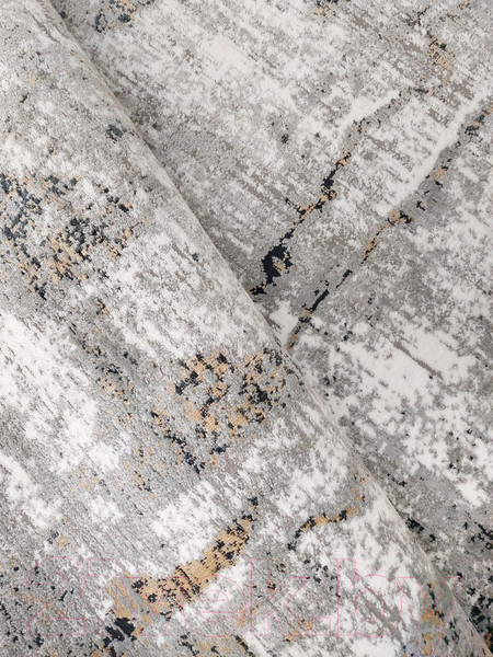 Изображение товара Коврик Milat Leda B007A-CREAM-ANTHRACITE-OVAL (0.8x1.5)