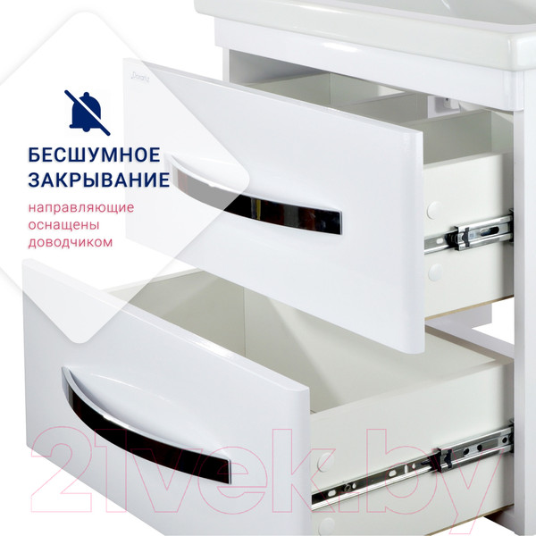 Изображение товара Тумба под умывальник Doratiz Экватор 60 / 9912.808 (белый)