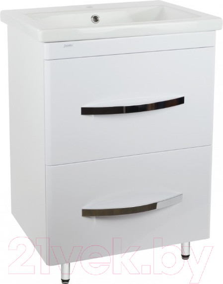 Изображение товара Тумба под умывальник Doratiz Экватор 60 / 9912.809 (белый)