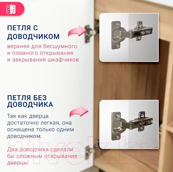 Изображение товара Тумба под умывальник Doratiz Лофт 50 / 9912.017 (графит/ватан)