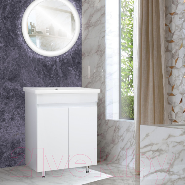 Изображение товара Тумба под умывальник Doratiz Аква / 60 9911.195 (белый)
