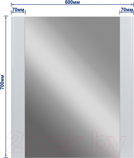 Изображение товара Зеркало Doratiz Коралл 60 / 2712.712