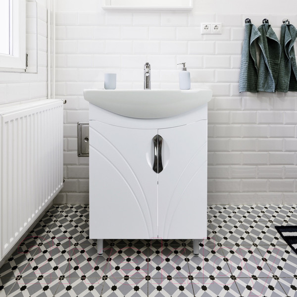 Изображение товара Тумба под умывальник Doratiz Тропикана 65 / 9912.811 (белый)