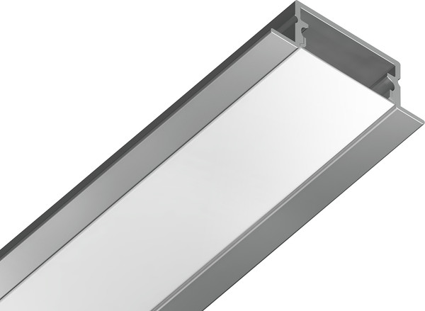Изображение товара Профиль для светодиодной ленты Ambrella GP1200AL (серебристый/матовый рассеиватель)