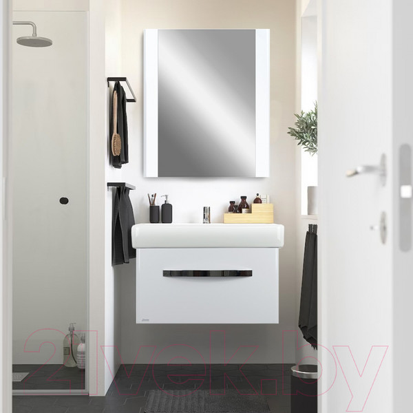 Изображение товара Тумба под умывальник Doratiz Коралл 60 / 9912.817C (белый)