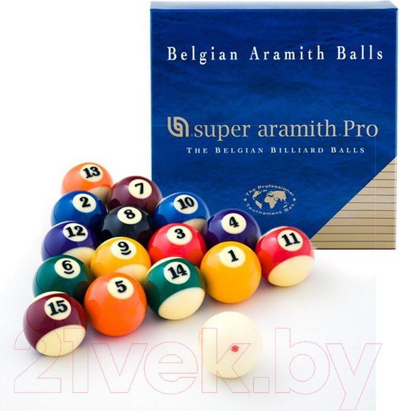 Изображение товара Набор бильярдных шаров Aramith Super Pro Pool 57.2мм 