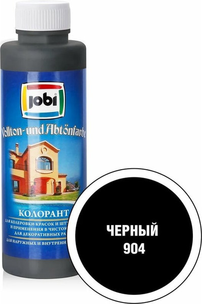 Изображение товара Колеровочная краска Jobi №904 (500мл, черный)