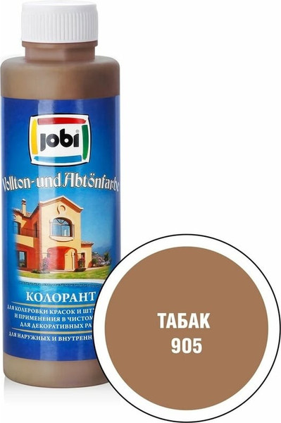 Изображение товара Колеровочная краска Jobi №905 (500мл, табак)