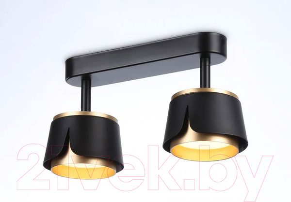 Изображение товара Спот Ambrella Techno Spot TN71231/2 BK/GD (черный/золото)