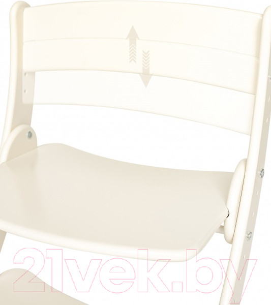 Изображение товара Стул детский Друг Кузя Растущий Павлин (слоновая кость)