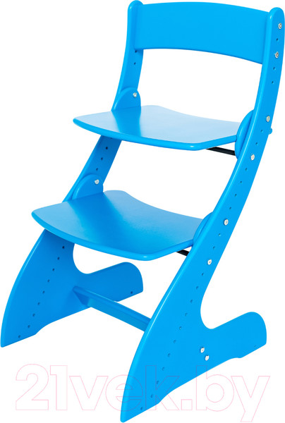 Изображение товара Стул детский Друг Кузя Растущий Павлин (синий)