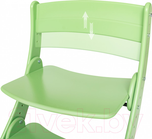 Изображение товара Стул детский Друг Кузя Растущий Павлин (оливковый)