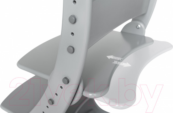 Изображение товара Стул детский Друг Кузя Растущий Павлин (серый)