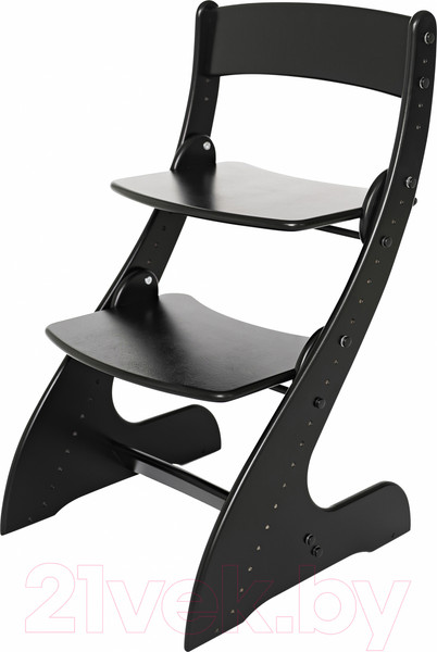 Изображение товара Стул детский Друг Кузя Растущий Павлин (черный)