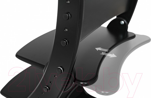 Изображение товара Стул детский Друг Кузя Растущий Павлин (черный)