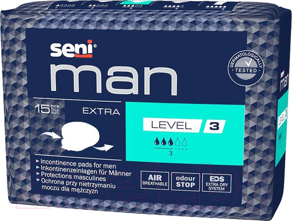 Изображение товара Прокладки урологические Seni Man Extra Level 3 (15шт)